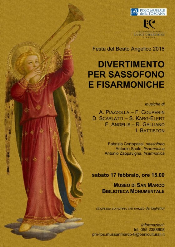 Concerto al Museo di San Marco per la Festa dell’Angelico 2018