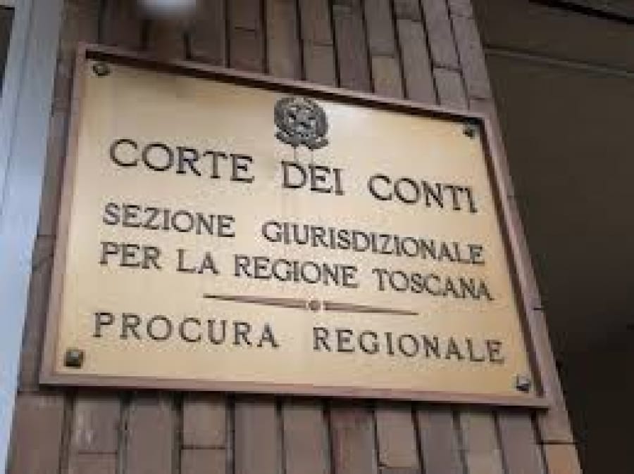 Toscana, Corte Conti: dalle sentenze si recupera solo il 20% del danno accertato
