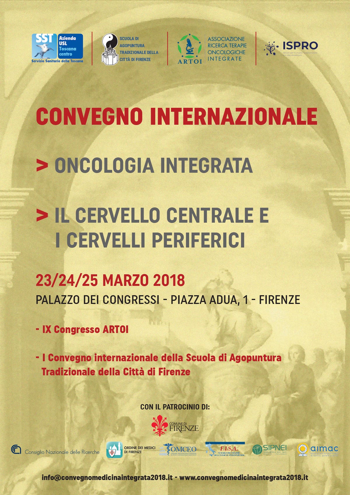 Oncologia integrata: convegno internazionale a Firenze