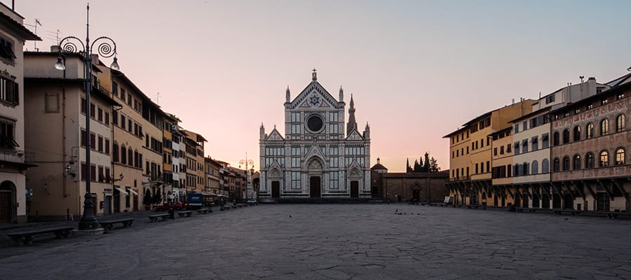 Firenze, intervento di restauro per la facciata della Basilica di Santa Croce