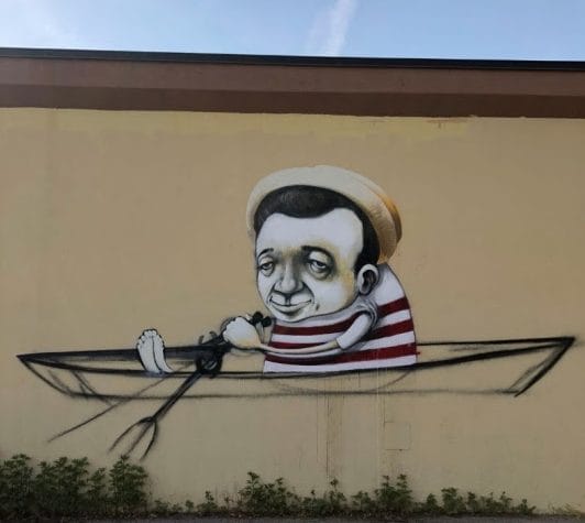 Street art: inaugurazione domani del murales ai canottieri di Firenze