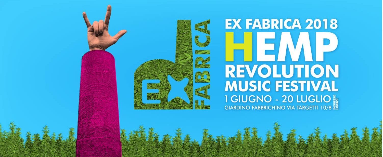 Hemp Revolution Music Festival, dal 1 Giugno al 20 Luglio a Prato