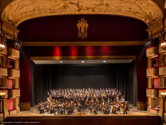 Concerto sinfonico-corale di chiusura dell’anno accademico del Conservatorio Luigi Cherubini, che rientra nel programma dell’LXXXI Maggio Musicale