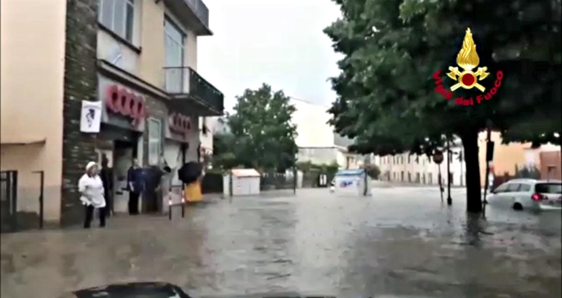 Inondazione nel Chianti, allagato abitato San Polo