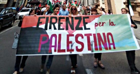 Centinaia alla manifestazione per la Palestina