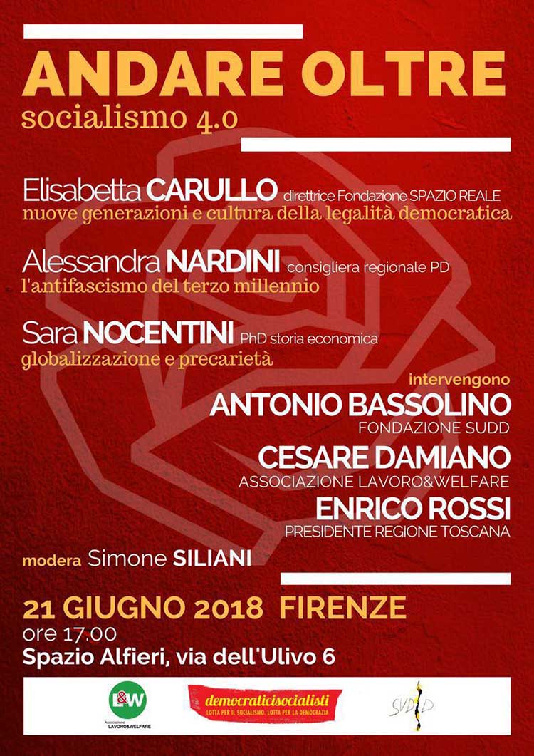 Socialismo 4.0: Rossi, Bassolino, Damiano si confrontano su partito e lavoro