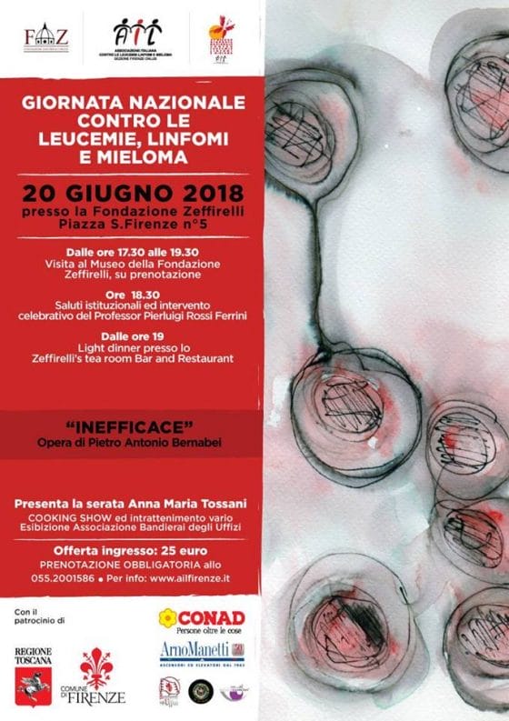 Fondazione Zeffirelli ospita Giornata contro leucemie: Ail Firenze sceglie opera Bernabei per rappresentare il momento 