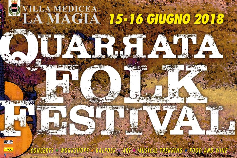 Torna il “Quarrata Folk Festival”, il 15 e 16 giugno
