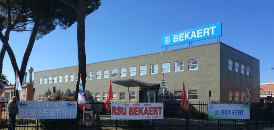 Bekaert: operai a presidio fabbrica durante tavolo al Mise