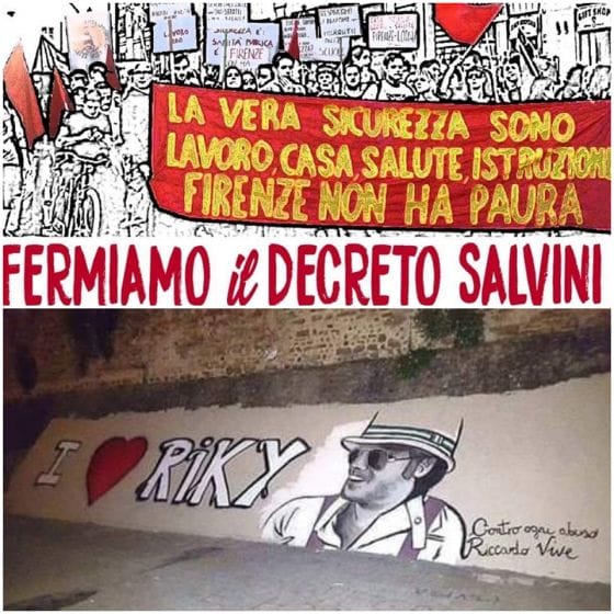Firenze:  corteo contro razzismo e solidarietà famiglia Magherini