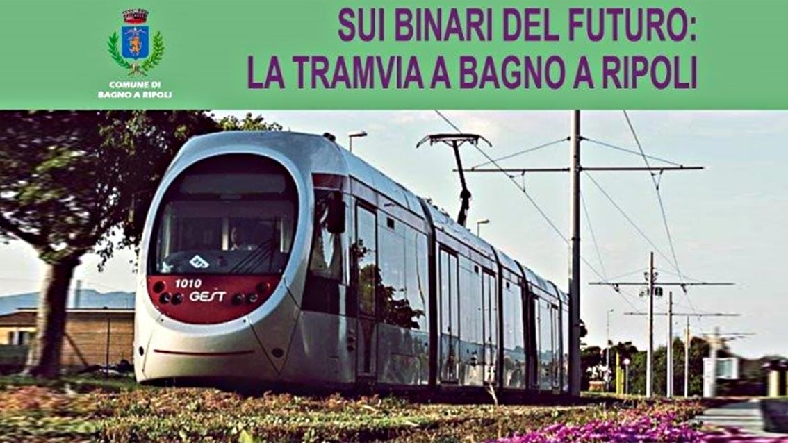 Tramvia linea per Bagno a Ripoli nel 2023