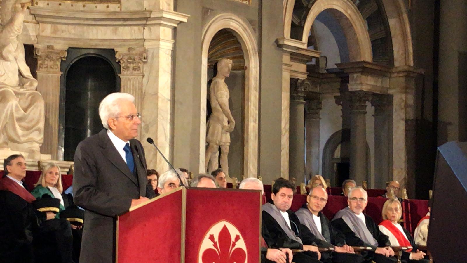 Mattarella  a Firenze: “Università decisive per la democrazia”