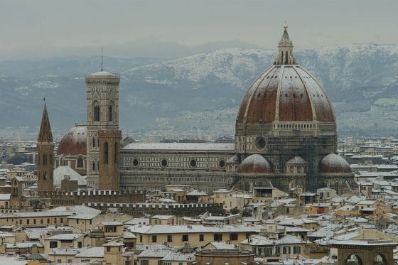 Pericolo neve a Firenze: fino a domani è allerta gialla