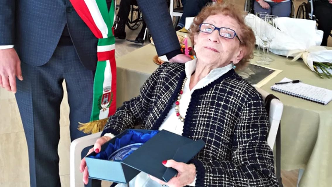 Estella Caprotta, a 106 anni la più longeva del Chianti