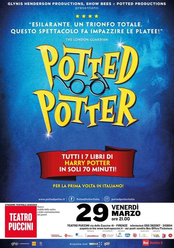 Sold out per Potted Potter al Puccini