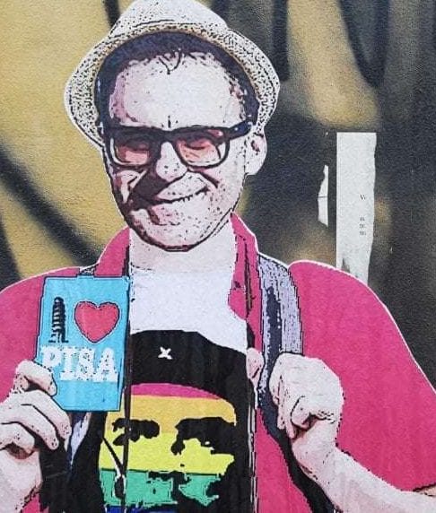 Pisa: street artist dipinge sindaco Lega con t-shirt del Che