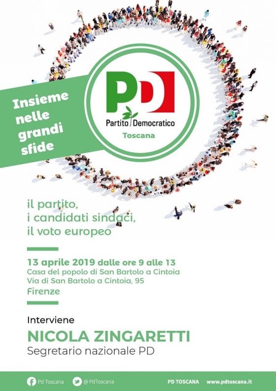 Elezioni: Zingaretti domani a Firenze per lancio candidati Pd