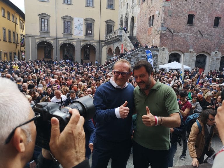 Salvini a Prato