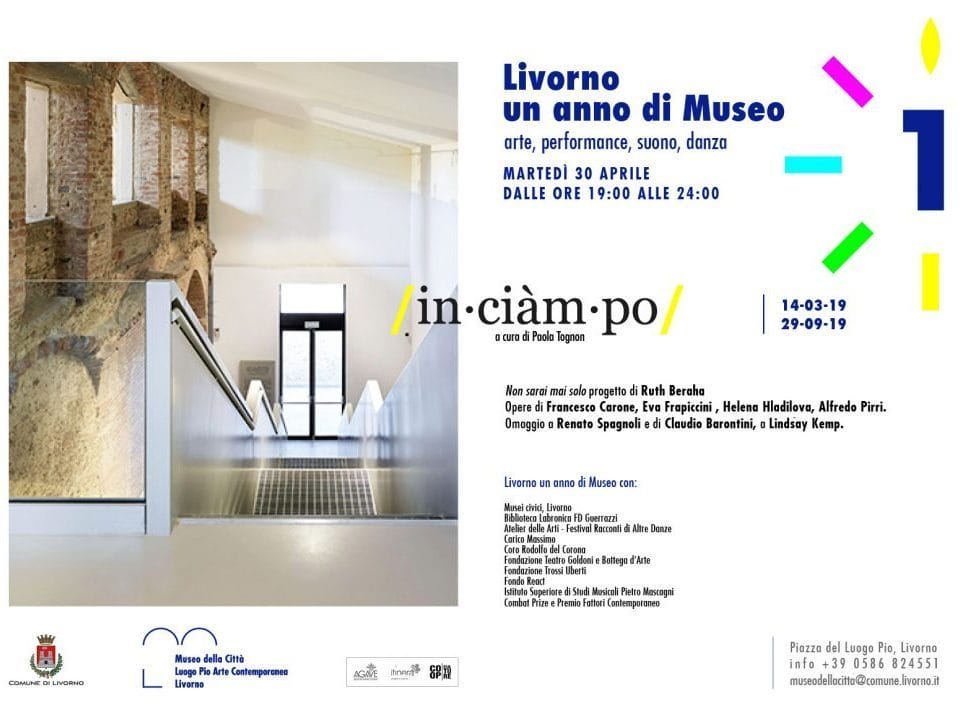 “Inciampi”per festeggiare il primo compleanno del Museo della Città, a Livorno.
