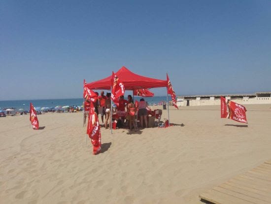 Filcams Cgil in spiaggia per i lavoratori stagionalei