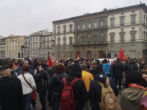 Firenze: in 300 al presidio antirazzista di Ponte Vespucci