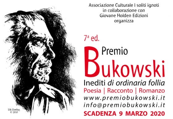 Sono aperte le iscrizioni per il “Premio Letterario Nazionale Bukowski”