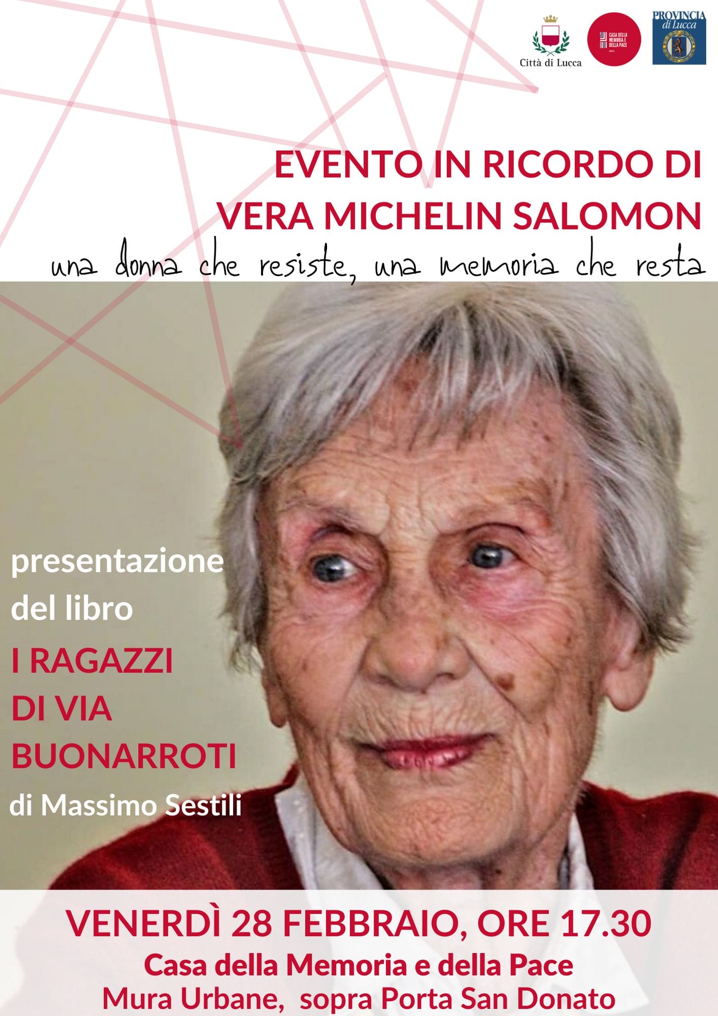 Lucca: Evento-ricordo in memoria di Vera Michelin Salomon