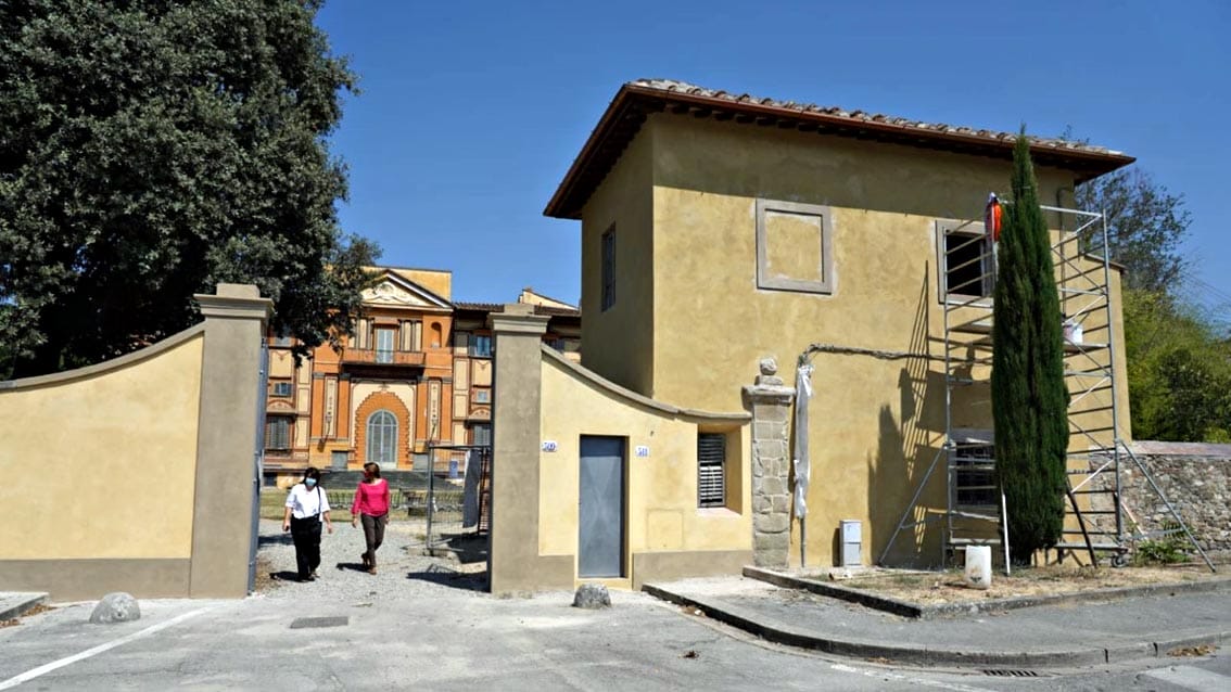 Villa Favard, riqualificato l’ingresso monumentale