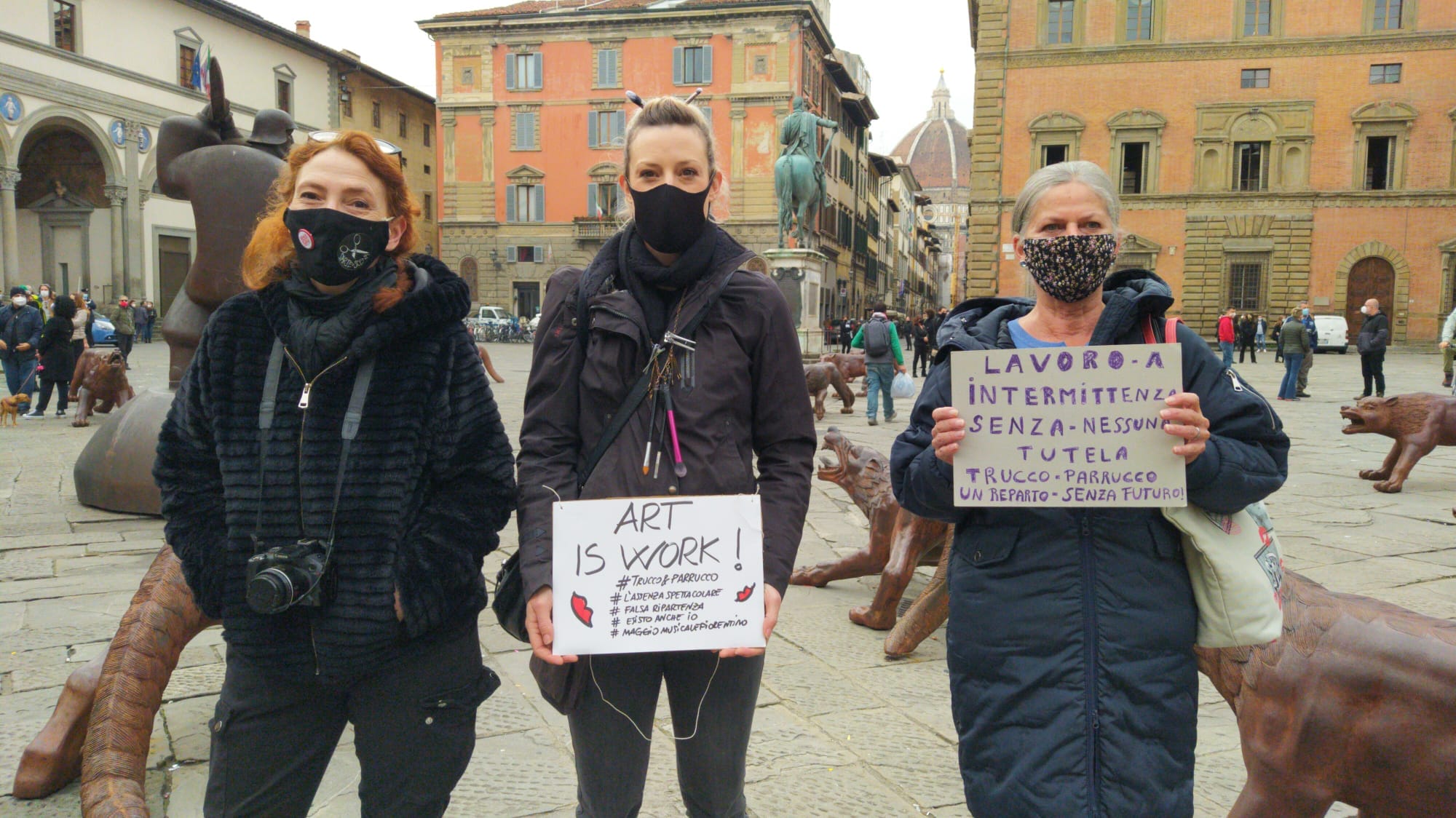 Manifestazione lavoratori dello spettacolo domenica a Firenze