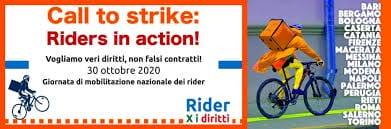 Ciclofattorini: “Basta cottimo, vogliamo diritti”, sciopero delle consegne e manifestazione a Firenze