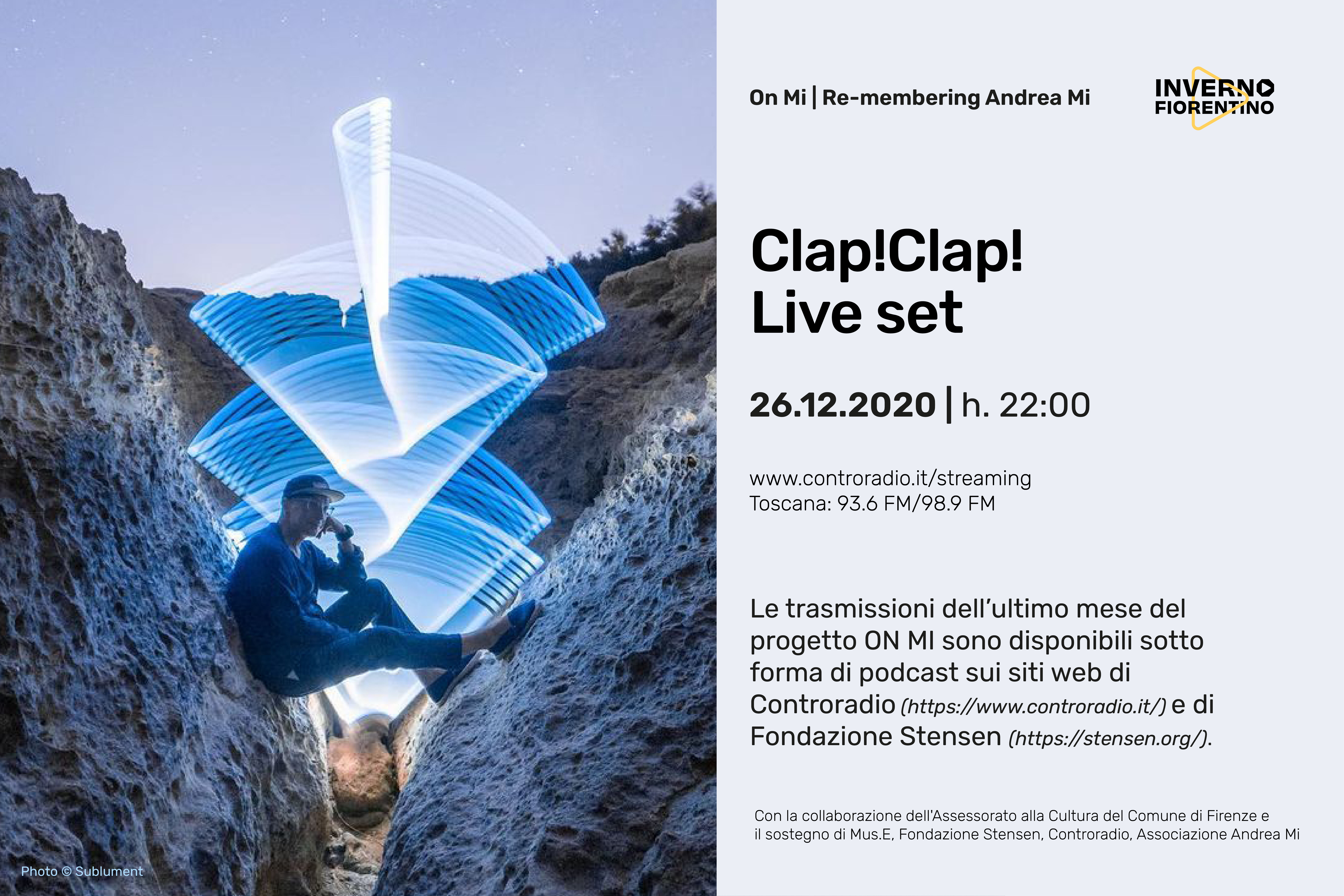 “On Mi”, finale con il live set di Clap!Clap!