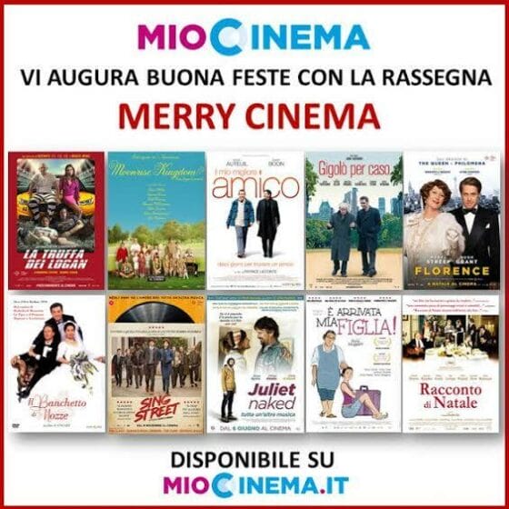 Merry Cinema, sulla piattaforma web MioCinema le grandi commedia d’autore