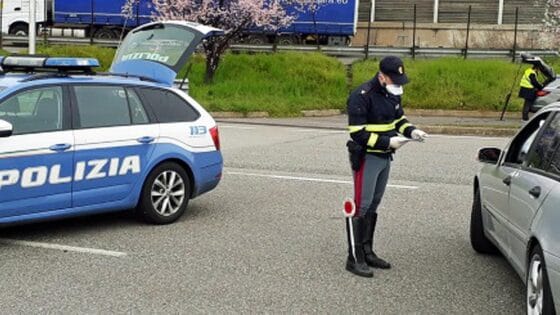 Polizia stradale rileva 30,5% in meno di incidenti stradali