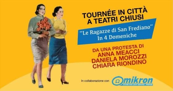‘Tournèe in città a teatri chiusi’, protesta Morozzi, Meacci, Riondino