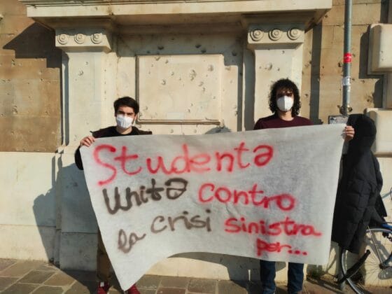 “A un anno dal lockdown la situazione università è critica”, presidio studentesco Pisa