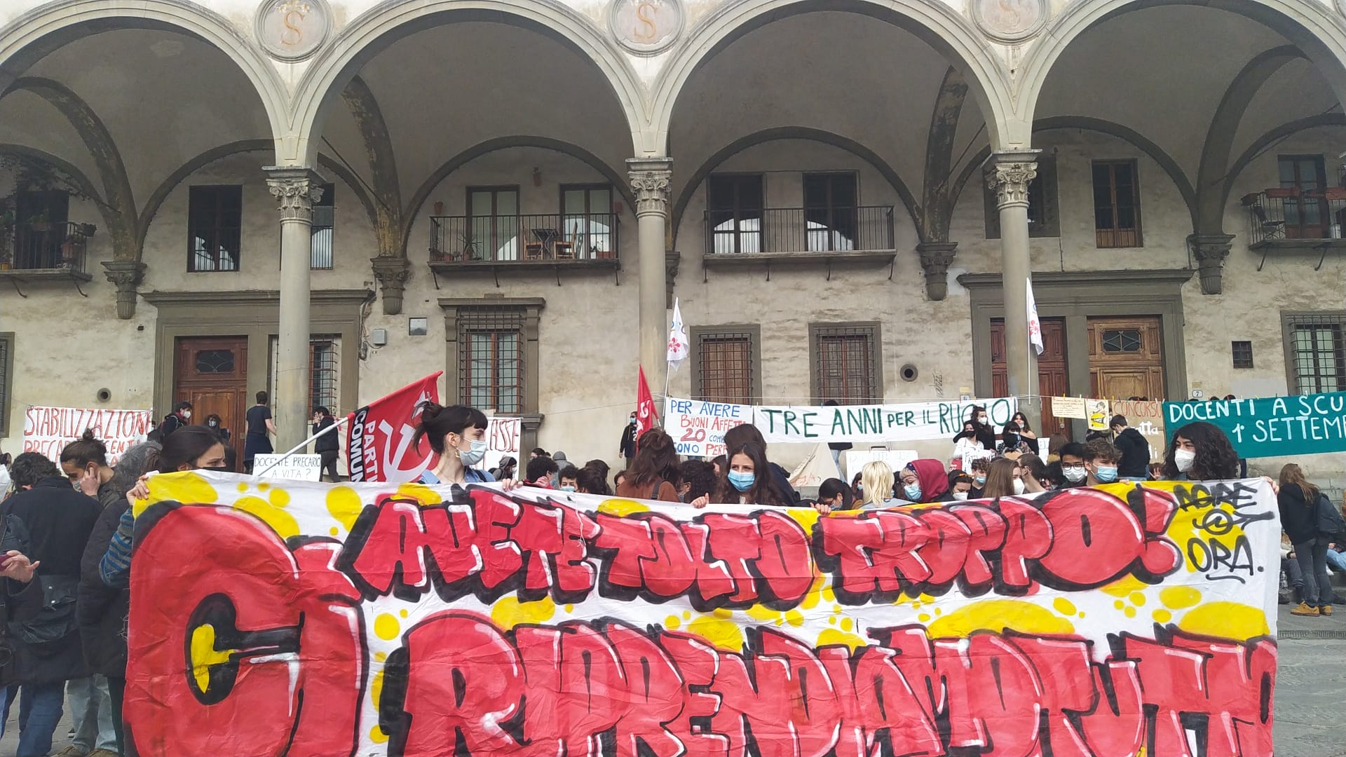 Sciopero scuola: “Dad: disagio a distanza”, manifestazione anche a Firenze
