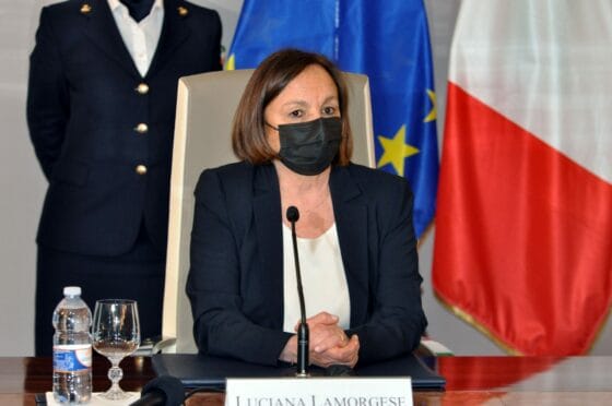 Sicurezza e ripresa: la ministra Lamorgese oggi a Firenze