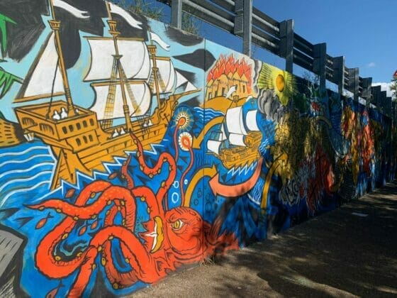 Lampedusa: inaugurato a Pontassieve un murale della memoria