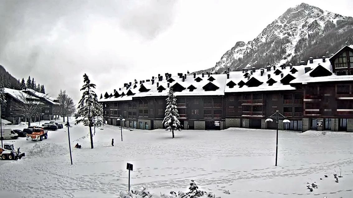 Neve all’Abetone, aperto primo impianto di sci