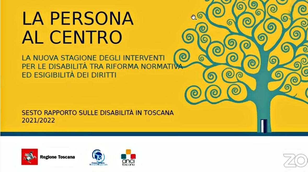 🎧 Disabilità, presentato il sesto rapporto sulla situazione in Toscana