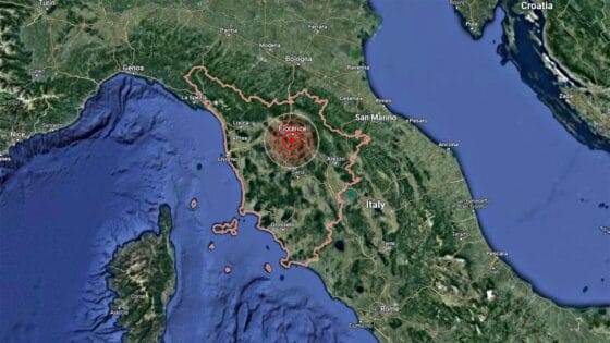 Terremoto Toscana: scossa di 3.5 nella notte