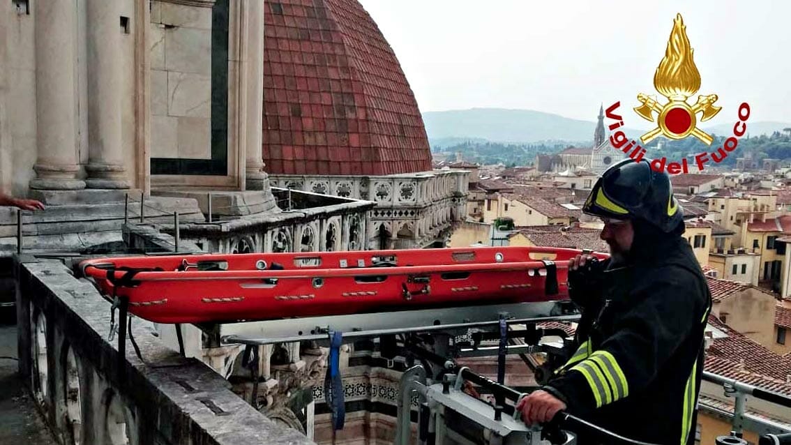 Turista si sente male sulla Cupola del Brunelleschi