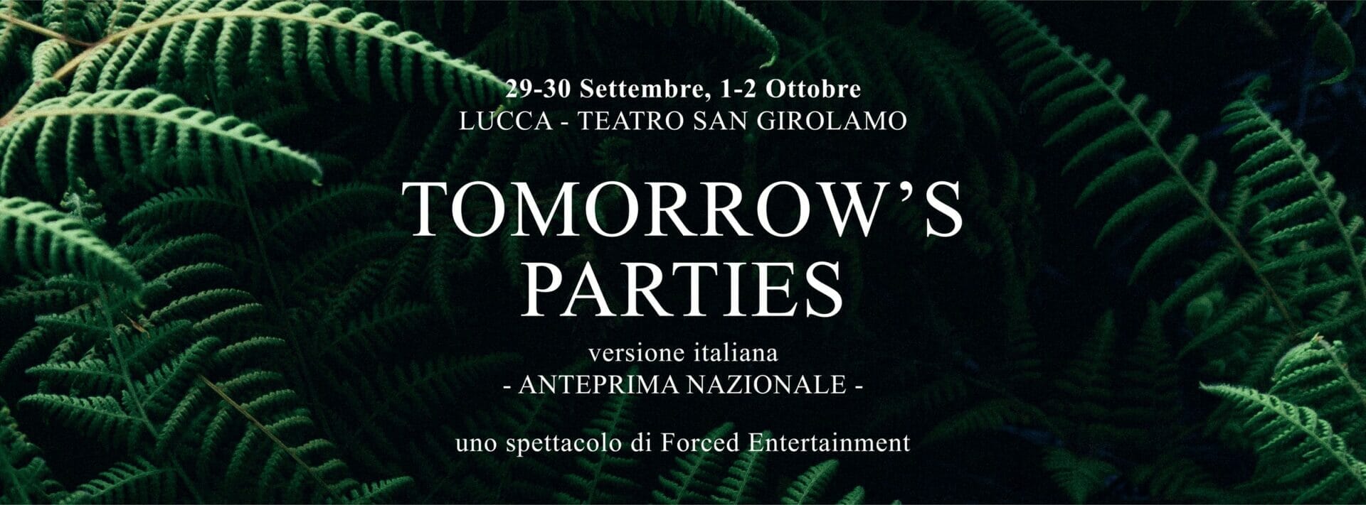 🎤 “Tomorrow’s Parties” a Lucca. Intervista a Roberto Castello