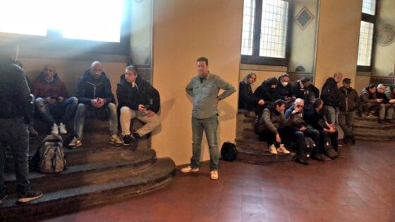 I lavoratori dell’ex Gkn a Palazzo Vecchio, Consiglio Comunale sospeso
