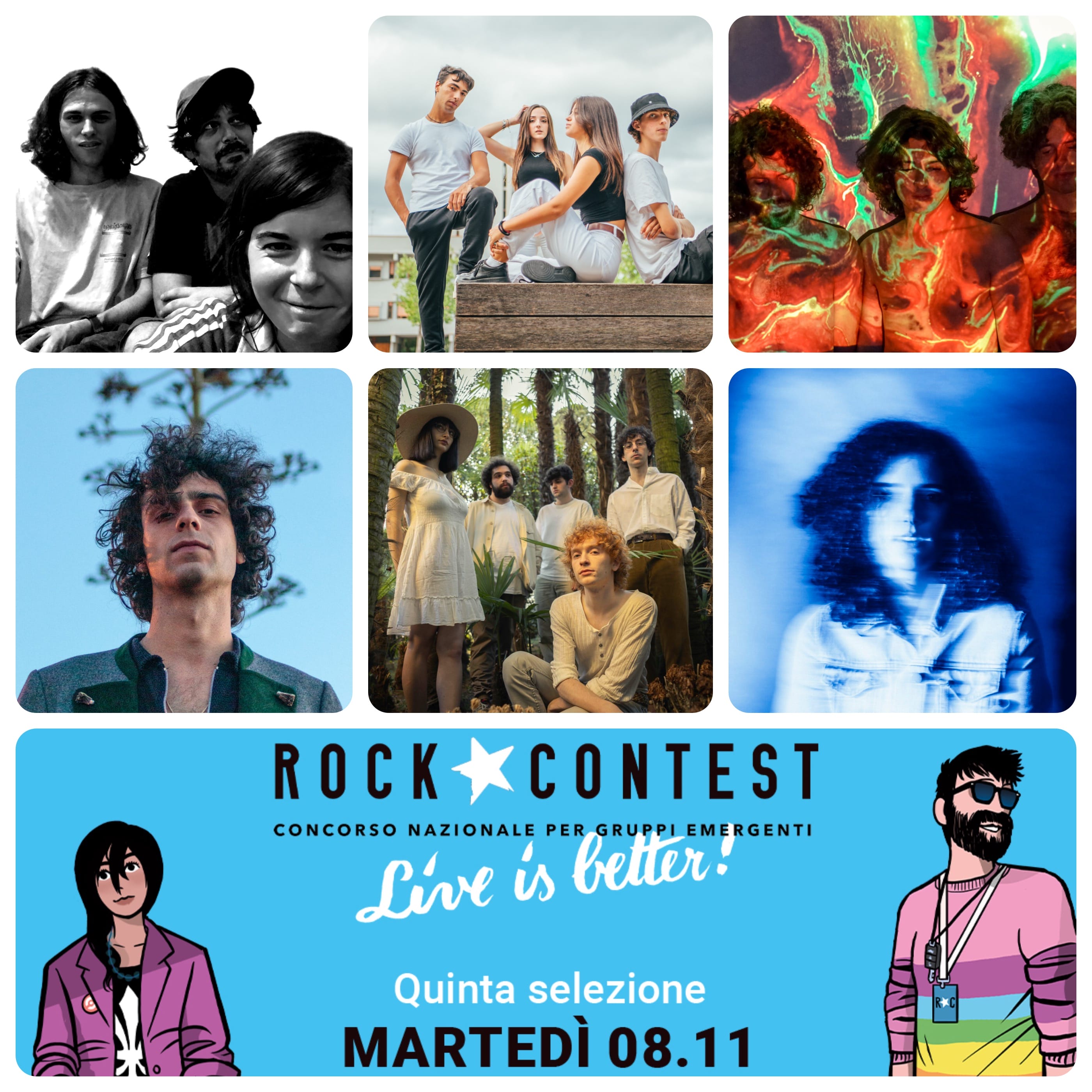 Rock Contest 2022: ultima eliminatoria martedì 8 novembre