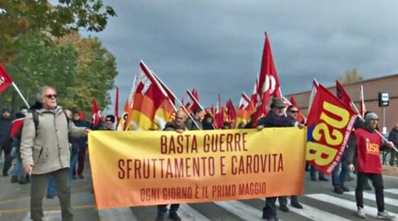 Sciopero generale del sindacalismo di base, Firenze corteo di circa 300 manifestanti