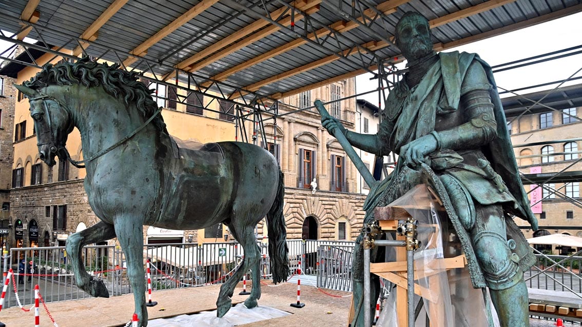 🎧 Firenze, al via le visite guidate al cantiere della statua equestre di Cosimo I de’ Medici