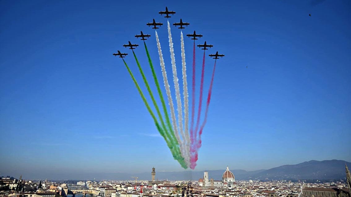 Aeronautica militare, 100 anni celebrati nel Salone dei Cinquecento a Firenze