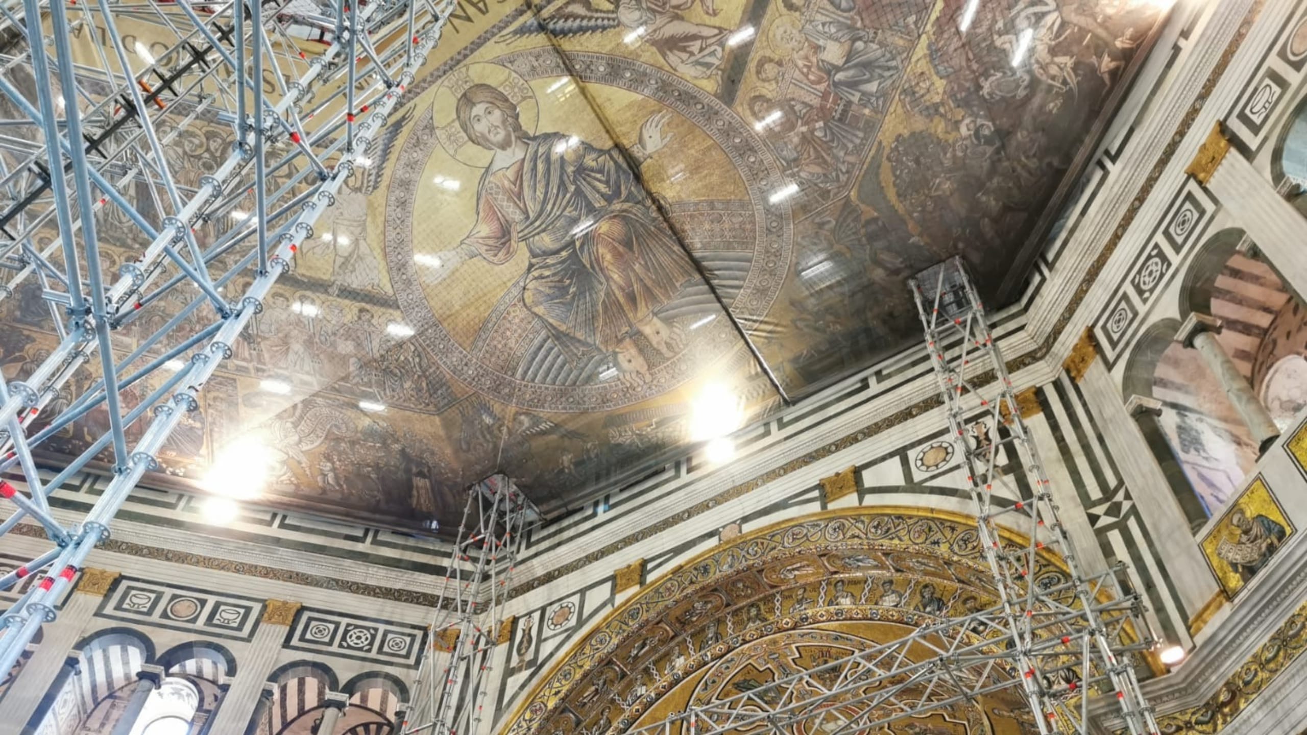 Battistero di Firenze, Via al restauro per i mosaici della cupola