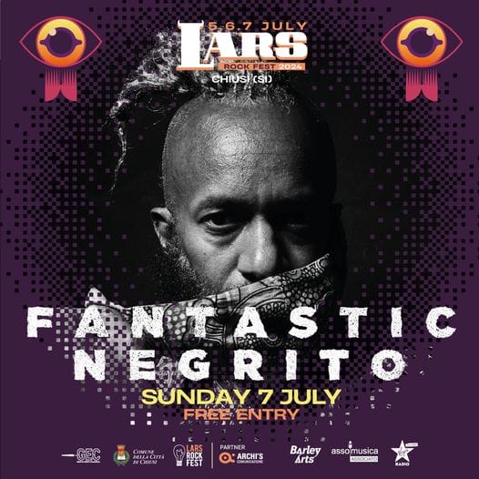 E’ Fantastic Negrito il primo headliner del Lars Rock Fest!